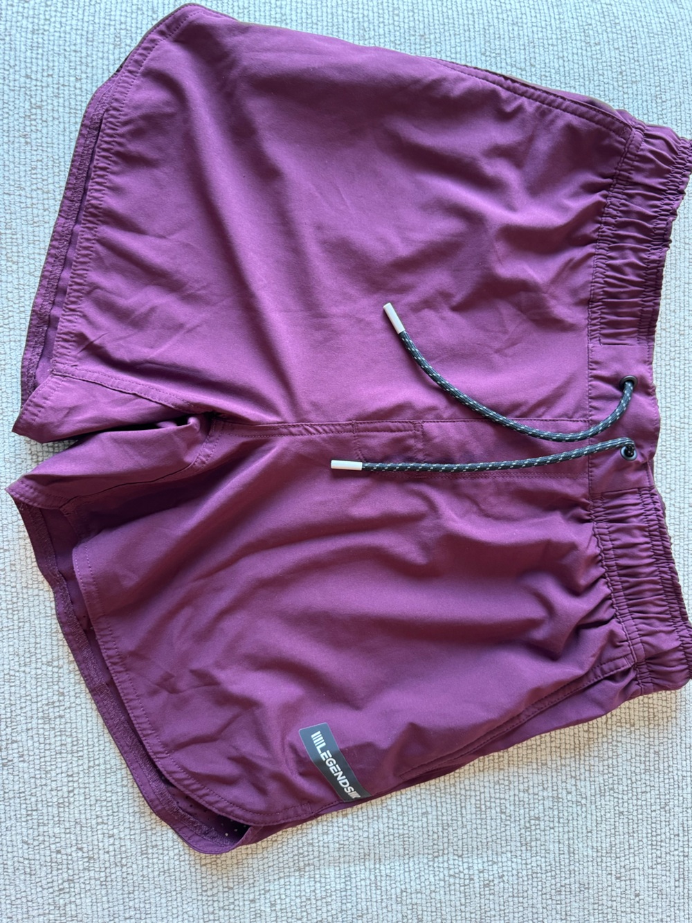 Men's Legends Luka Short in Fig, Size M, 5" inseam,  linerless.